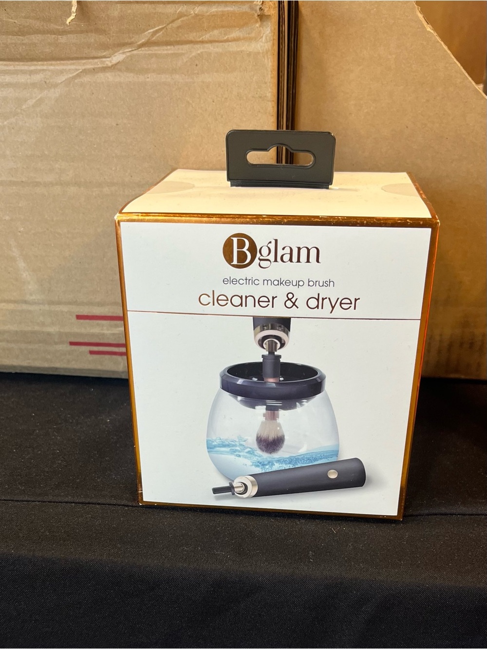 glam Makeup Brush Cleaner & Dryer in Black